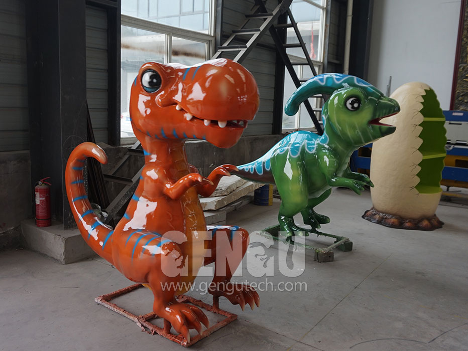 Fiberglass Cartoon Dinosaur