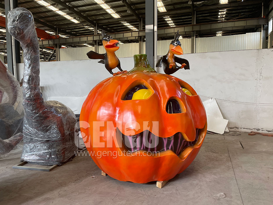 Fiberglass Halloween Pumpkin