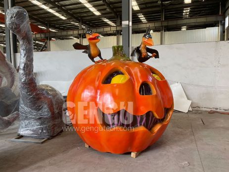 Halloween Fiberglass Pumpkin