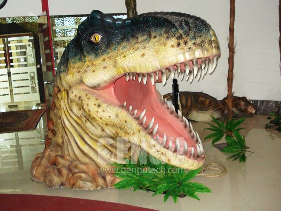 Fiberglass Dinosaur Head