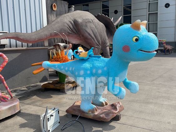 Cartoon Dinosaur Ride